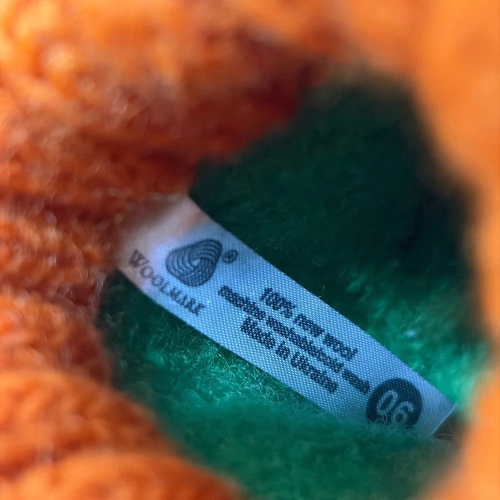 Garnet Hill Kids Dragon Wool Slippers Green Orange Knit Cuff Size US 6
